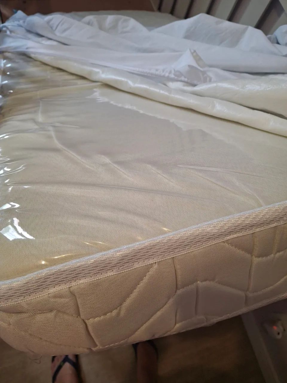 Berço Mini Cama com colchão (vira caminha) - Foto 2