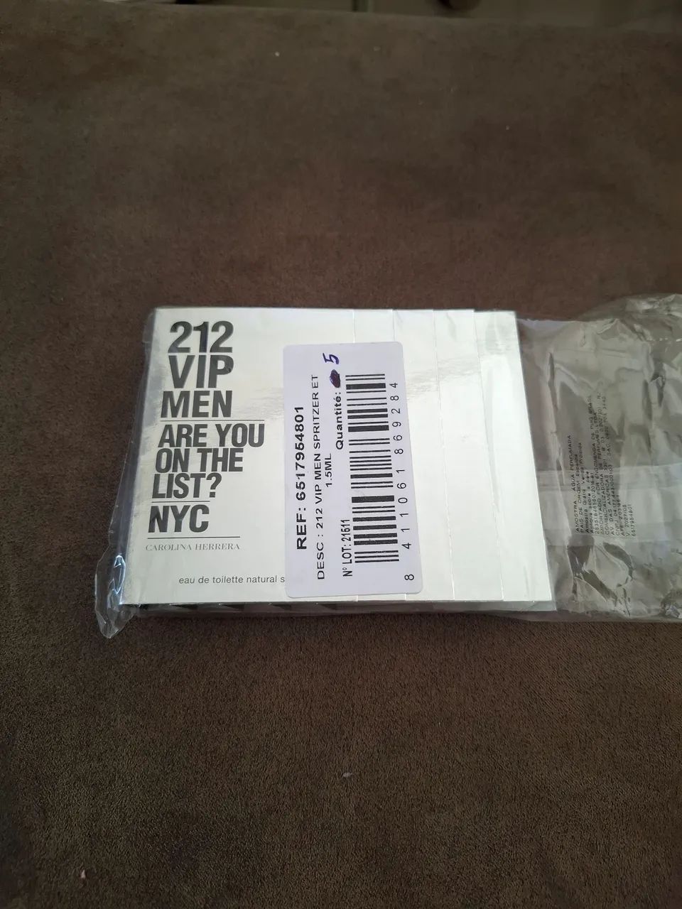 Perfume 212 VIP MEN, CAROLINA HERRERA, 7,5ml