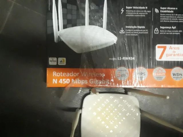 Roteador 4 antenas SEMINOVO - Foto 3