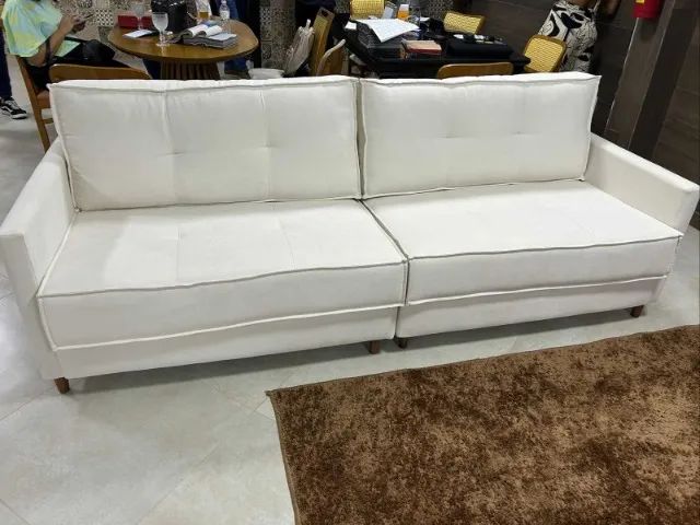 Sofá Premium 2,00 m Linho Novo Fazemos entrega - Foto 2