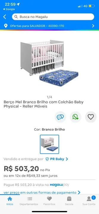 Berço na caixa  - Foto 2