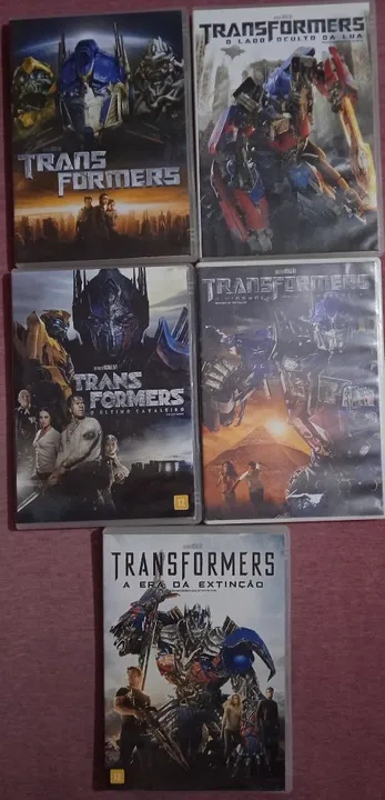 Coleção Transformers - DVDs originais