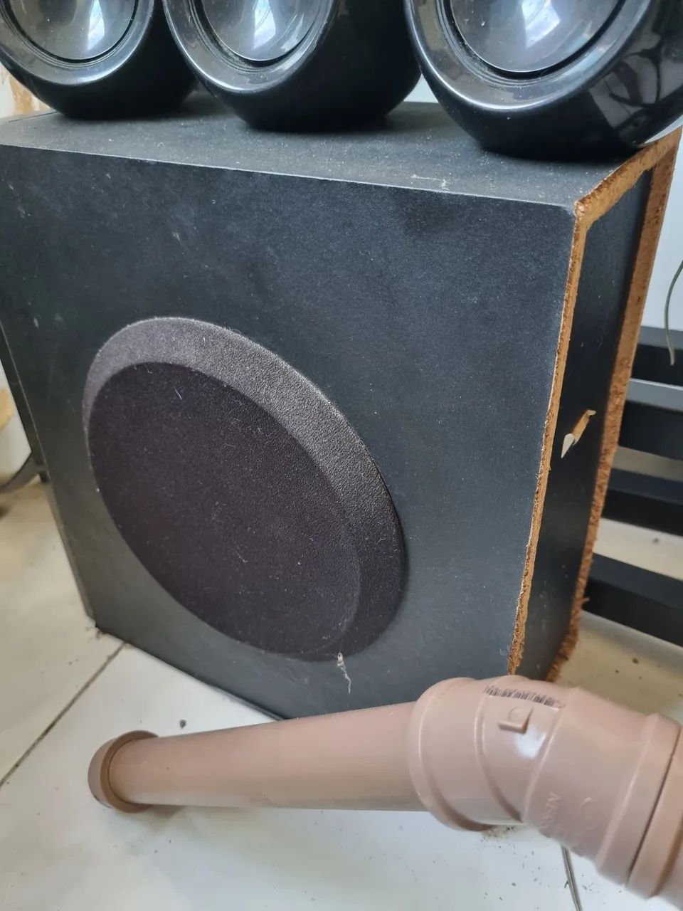 Subwoofer para Home Theater.   Troco em violão  - Foto 3