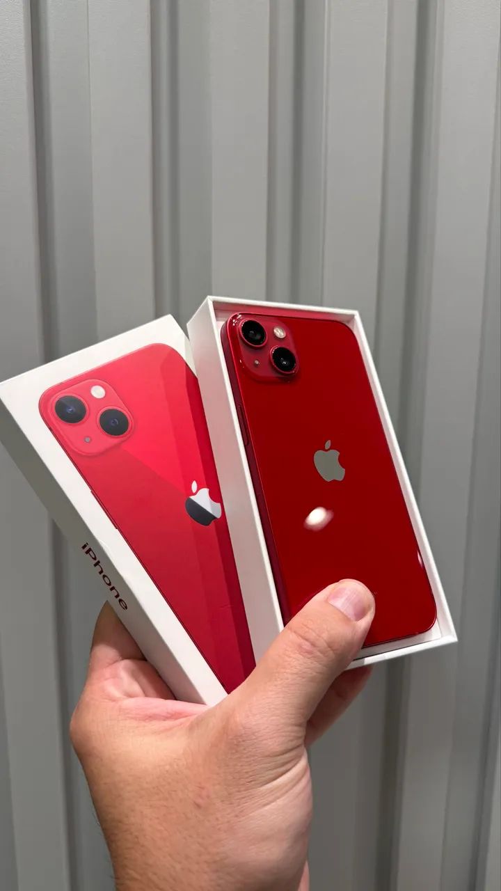 iPhone 13 Red 128GB, Seminovo sem detalhes, Garantia - Celulares e