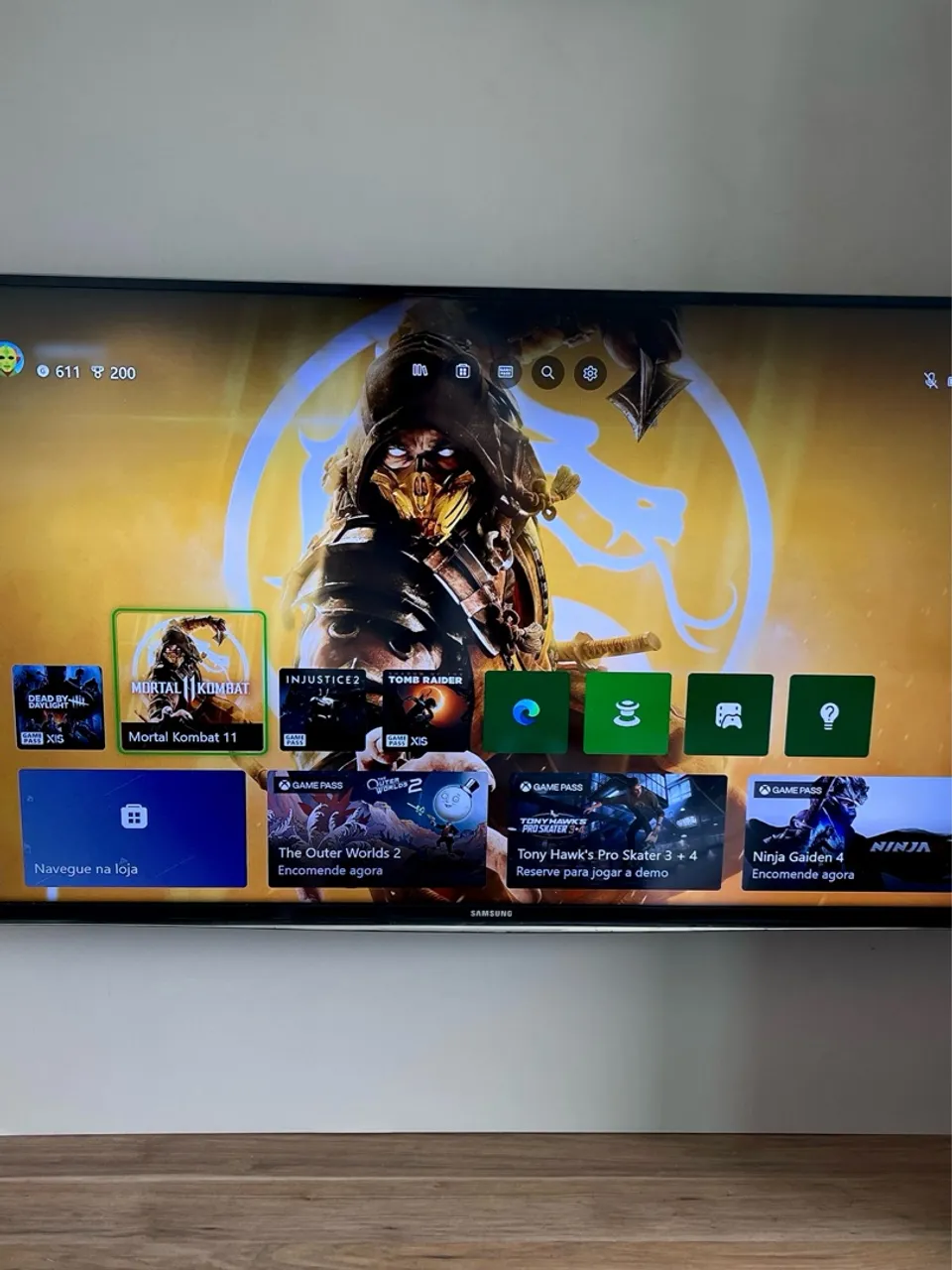 TV Samsung 40 Smart Full HD - Compacta, bonita e perfeita pra filmes e jogos!