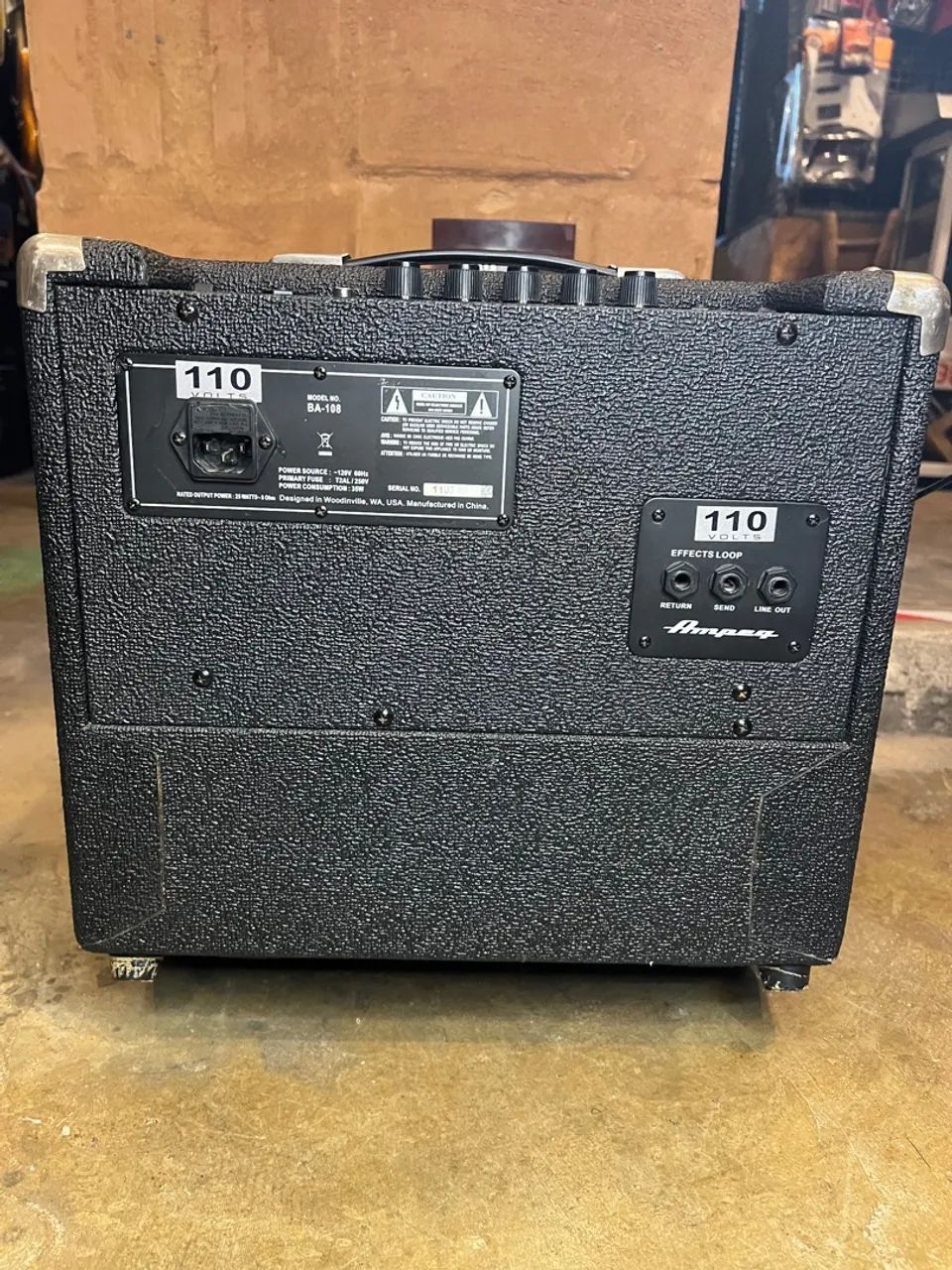 Amplificador P/ Baixo Ampeg BA-108 20W - Foto 4