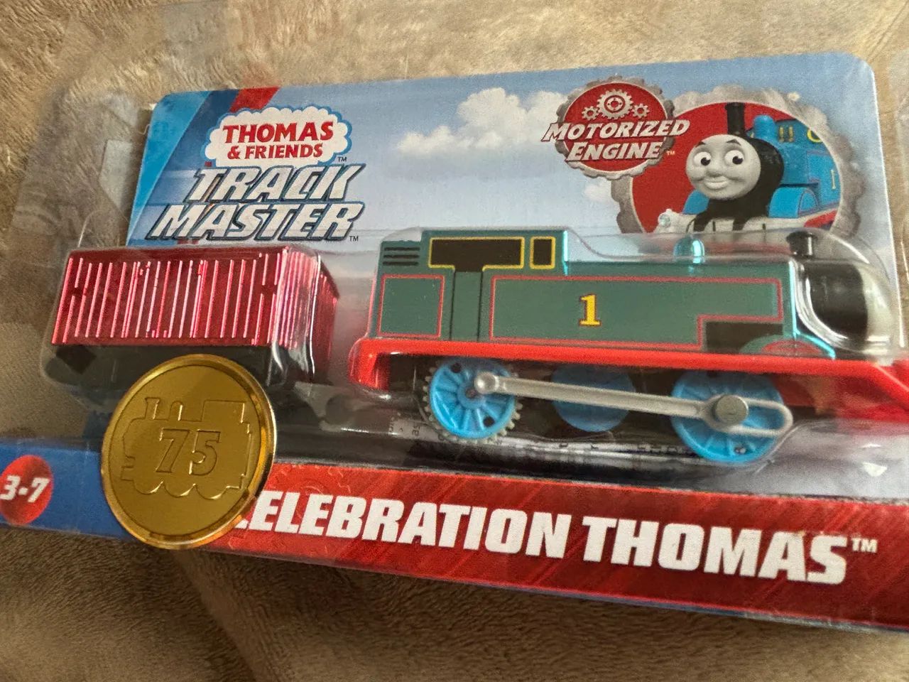 Trem Thomas & Friends, Thomas, comemorativo de 75 anos da franquia! Motorizado! Novo! 