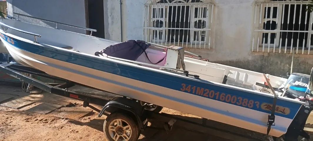 Vendo Barco de Fibra de Vidro - Mercury (2016) com Motor Potmax - Foto 9