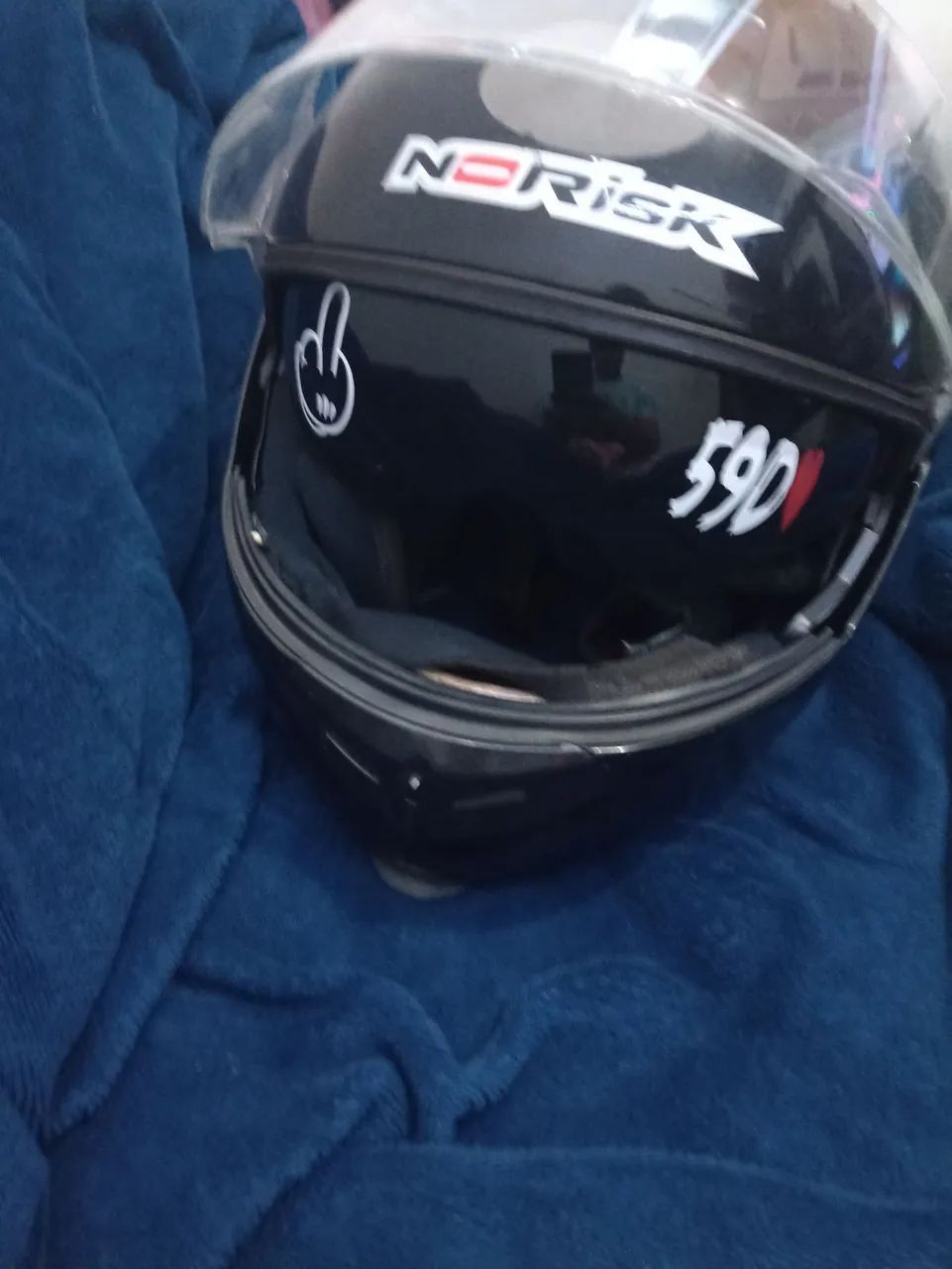 CAPACETE ROBOCOP NORISK - Foto 4