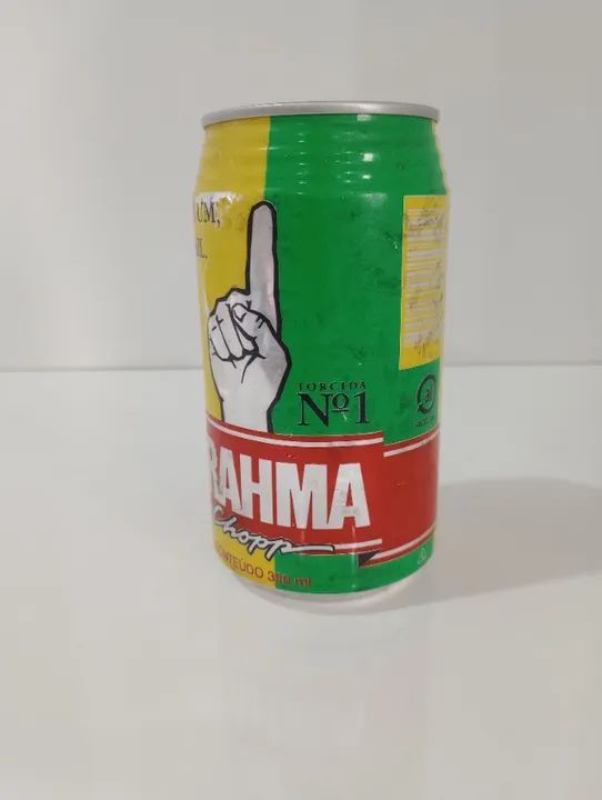 Lata antiga da Brahma Nº 1 - 1994 - vazia - Foto 2