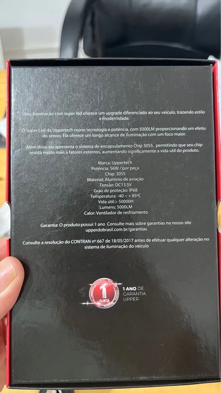 Lâmpada super led h11 uppertech - Foto 2