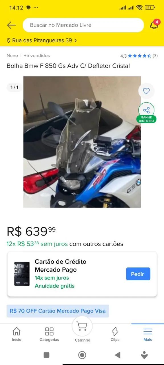 Kit malas ou baús da marca Attracks para  moto BMW GS 850 adv e outras. - Foto 3