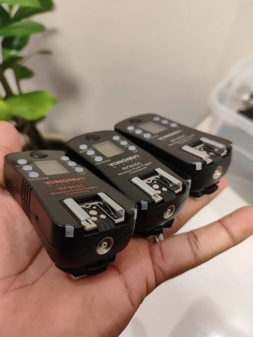 Kit de 3 Radio flash Yongnuo RF605C - Foto 2