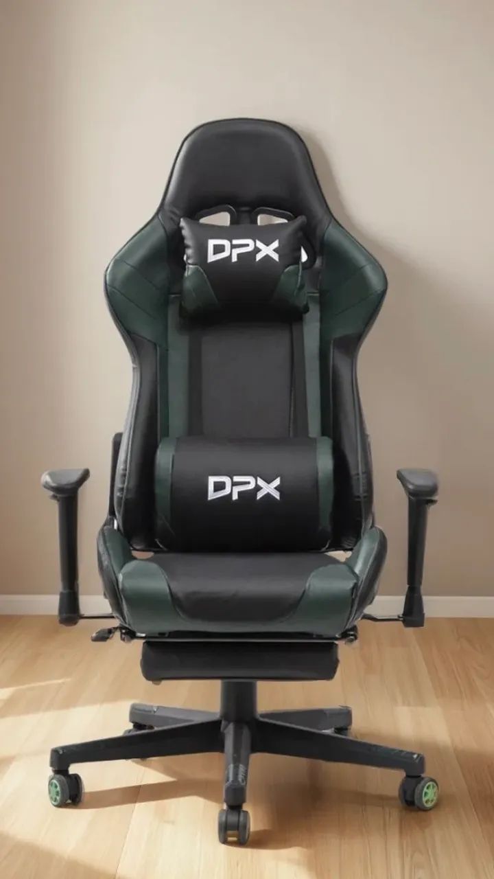 Cadeira Gamer DPX Preta e Verde