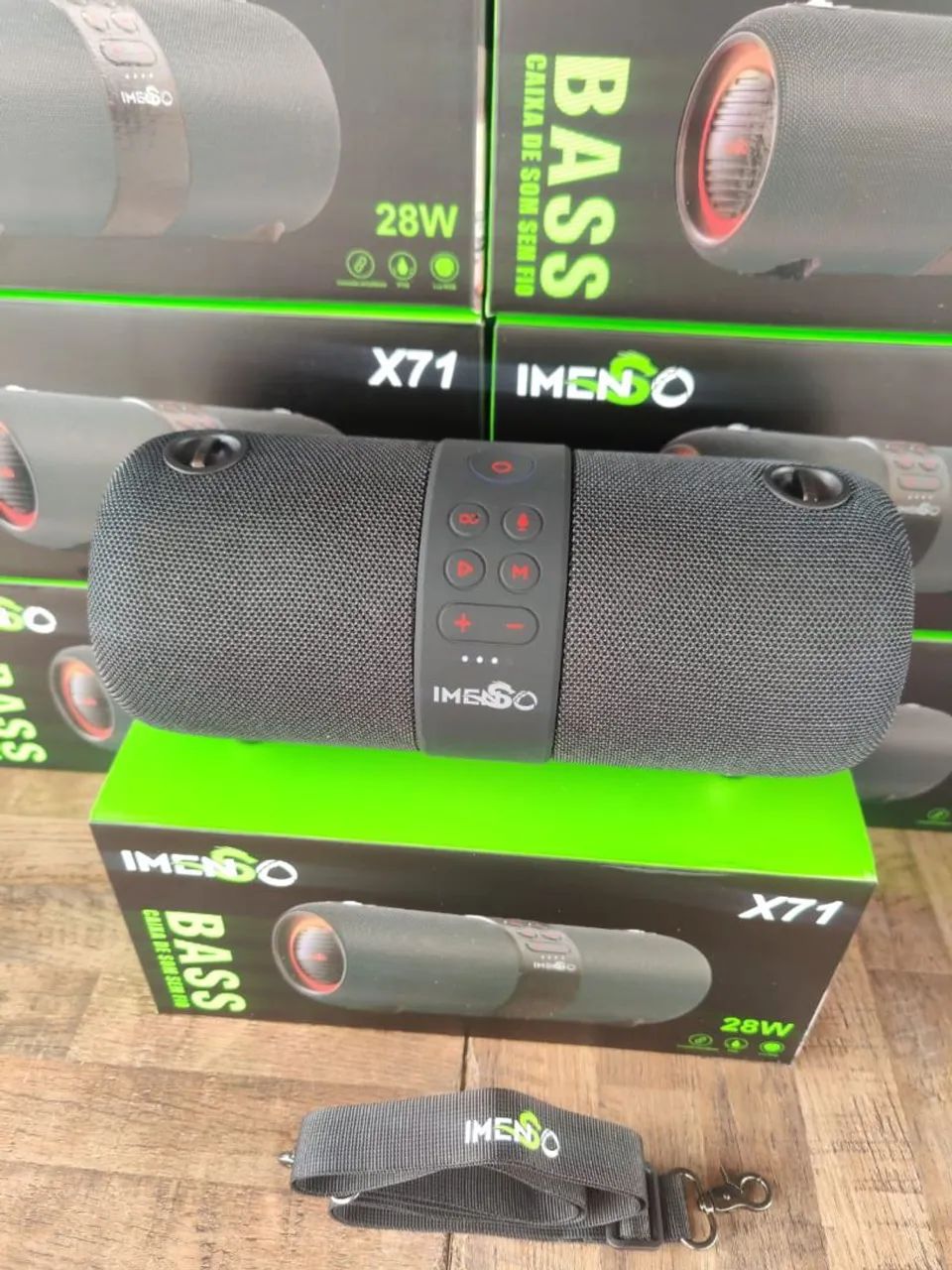 Caixa de Som Bluetooth Imenso X71 28W - Nova - Foto 2