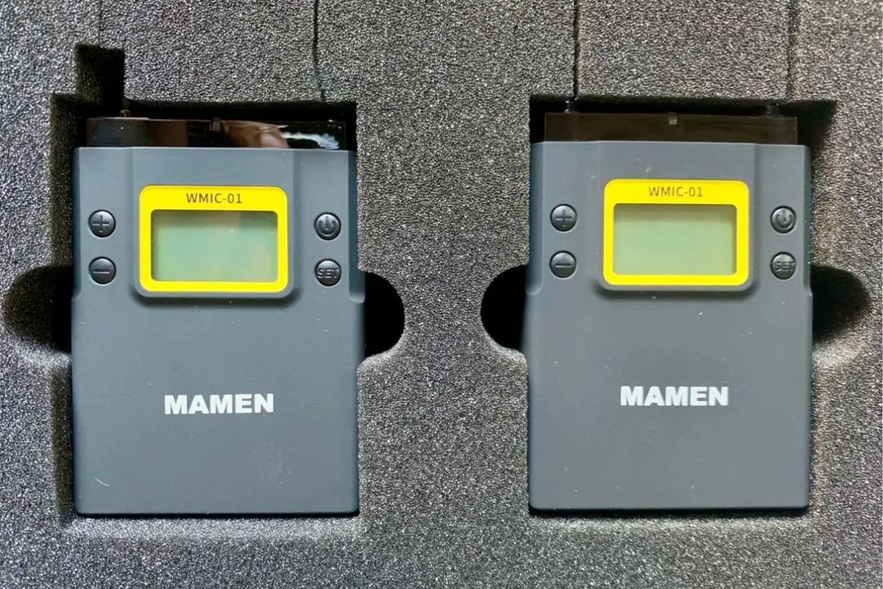 Par de Microfones Sem Fio MAMEN WMIC-01 - usados 