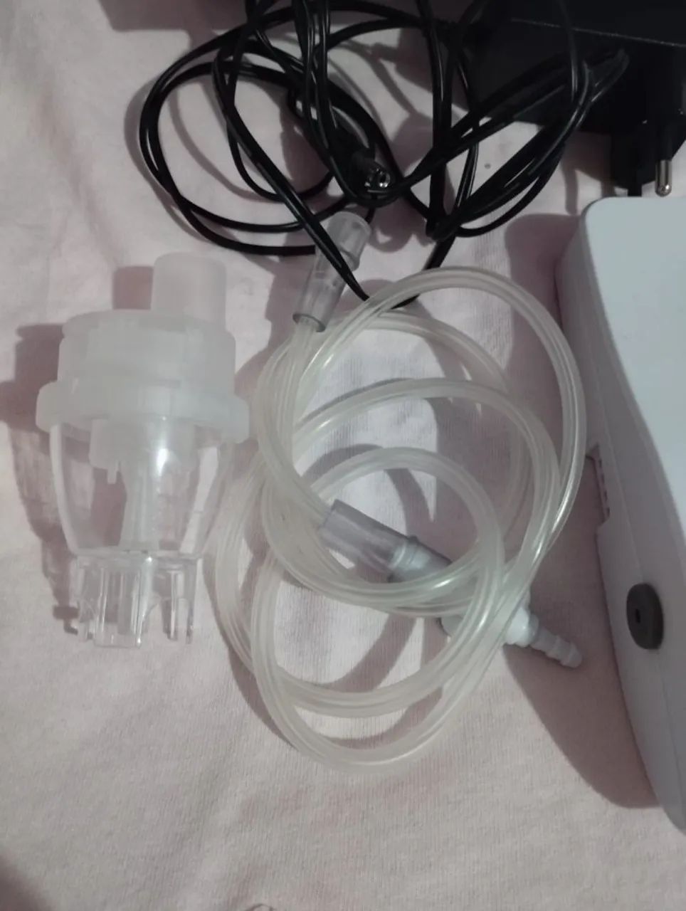 Inalador Nebulizador Compressor Infantil Adulto Bivolt - Foto 3