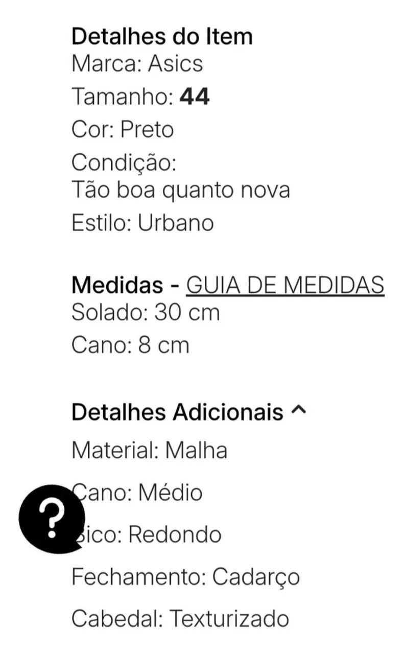 ? Asics Matflex Masculino 44 - Foto 5