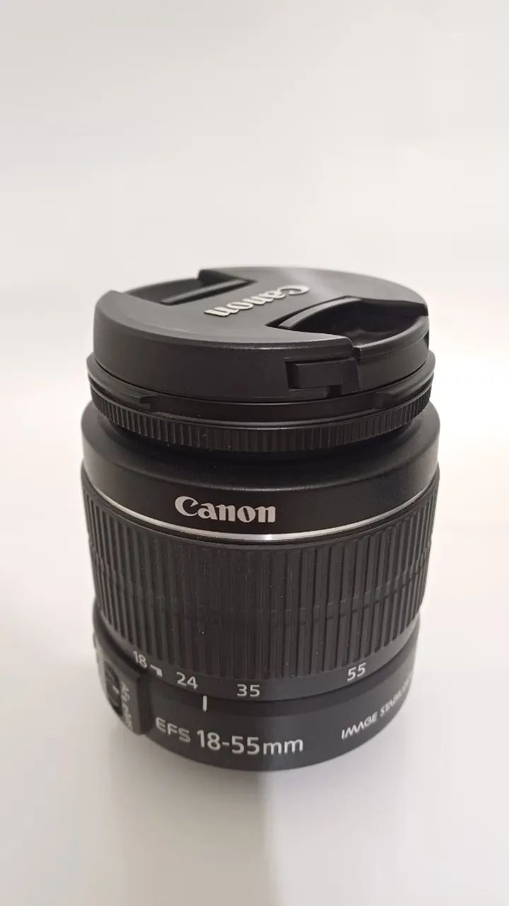 Câmera EOS T7+ Lente EF-S 18-55mm + EF 75-300mm + Cartão 64GB + Bolsa - Foto 5