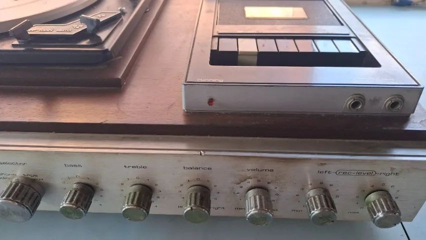 Aparelho de som antigo Toshiba SM-3000 relíquia  - Foto 4