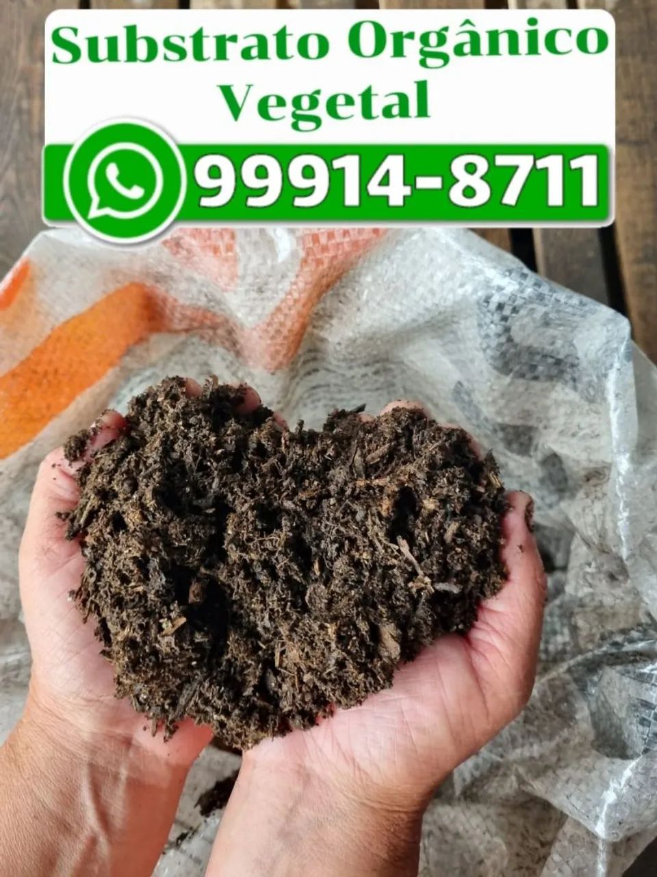 Substrato Orgânico Vegetal composto para plantas