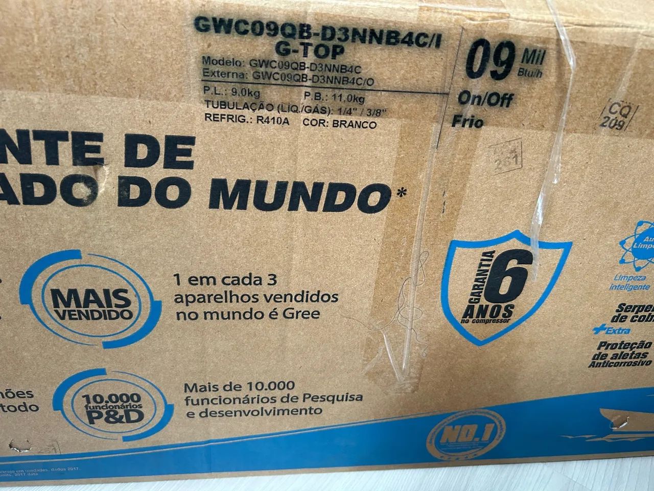 Ar-Condicionado split Gree G-Top 9.000 BTUs Frio 220V - Foto 4