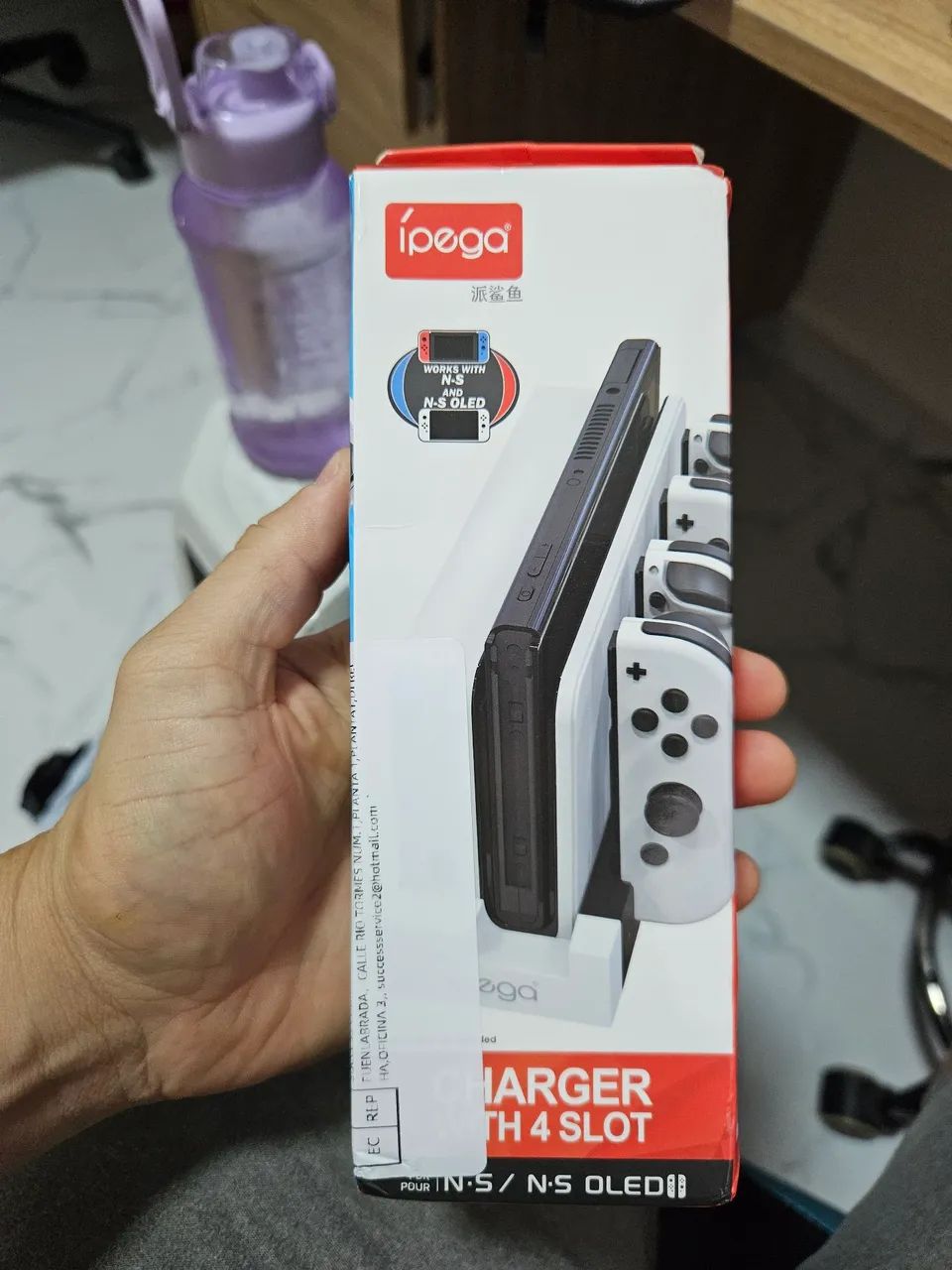 Base de Carregamento para 4 joycon Nintendo Switch e OLED - Foto 2