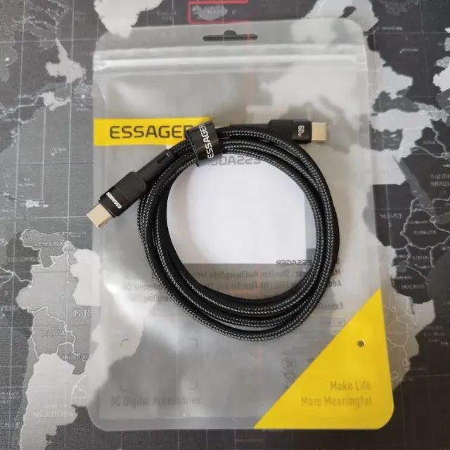 Cabo Tipo-C Essager 60W Turbo Power - Carregamento Super Rápido - Foto 4