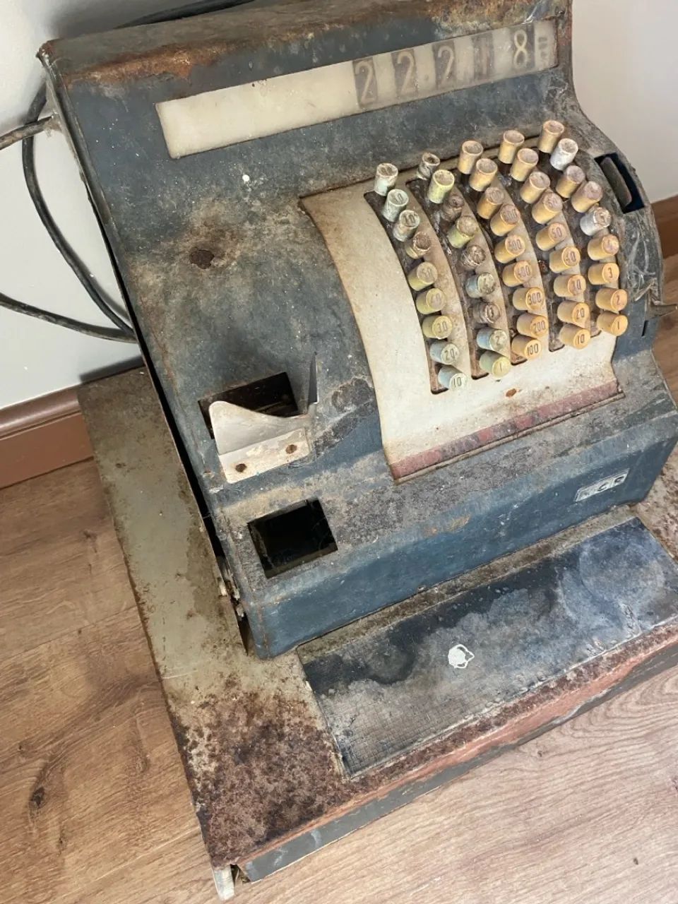 Caixa registradora antiga. - Foto 3