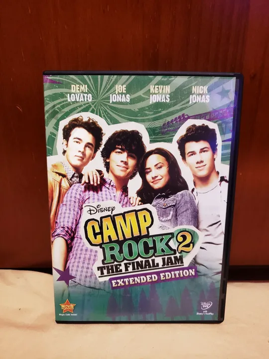 Dvd Camp Rock 2 the final Jam (audio em inglês)