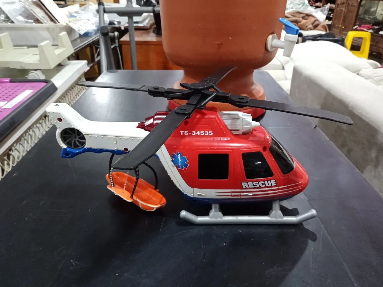 Brinquedo Helicóptero Corrida Road - Foto 2