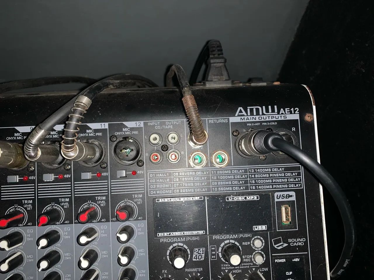 Mesa de Som 12 Canais AMW - UNAMAR  - Foto 4