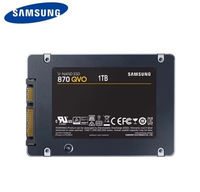 ssd sata samsung 4 TB 870 QVO 2.5 upgrade macbook pc notebook imac qual eficiência máquina - Foto 5