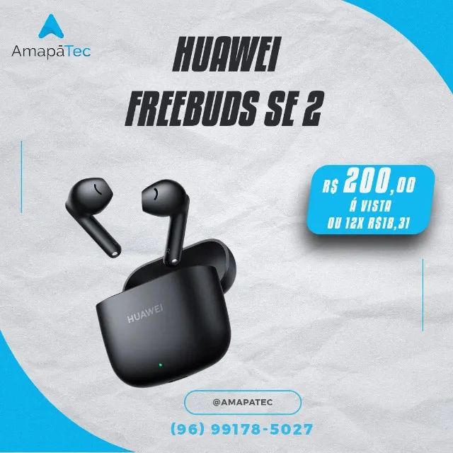 Fones De Ouvido Sem Fio Huawei Freebuds Se 2