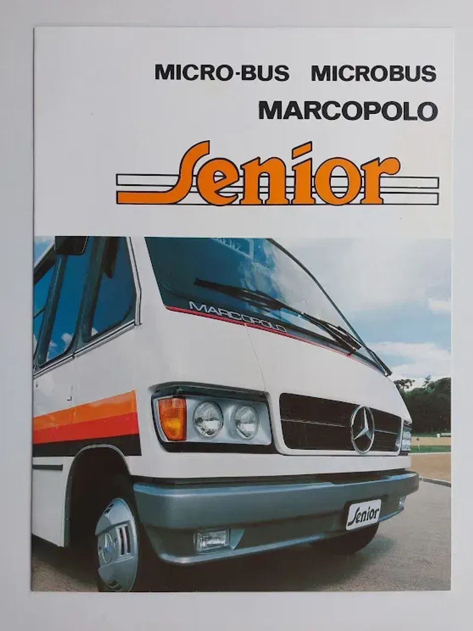 Catálogo Folder Pôster Marcopolo Senior Microônibus , Ônibus  - Foto 2