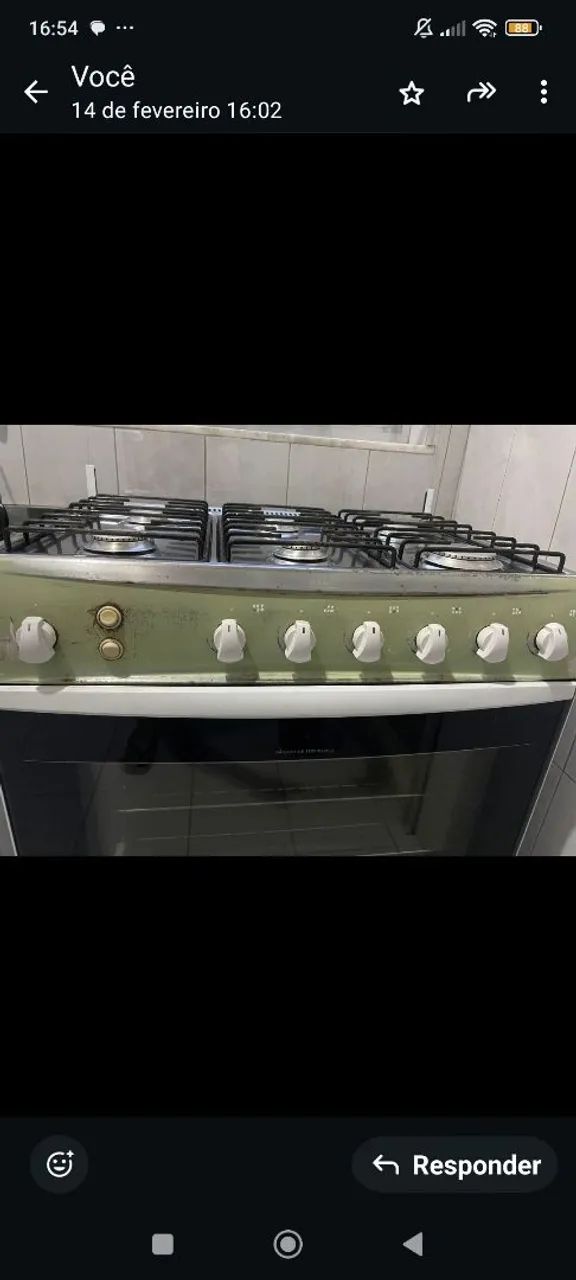 Fogão 5 Bocas com Forno - Usado em Ótimo Estado - Foto 3