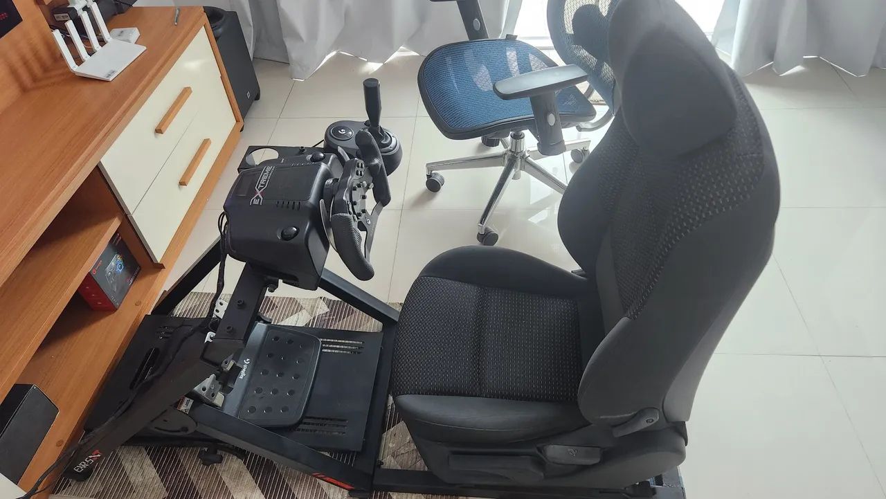 Simulador Extreme Racing Volante cockpit completo - Foto 2