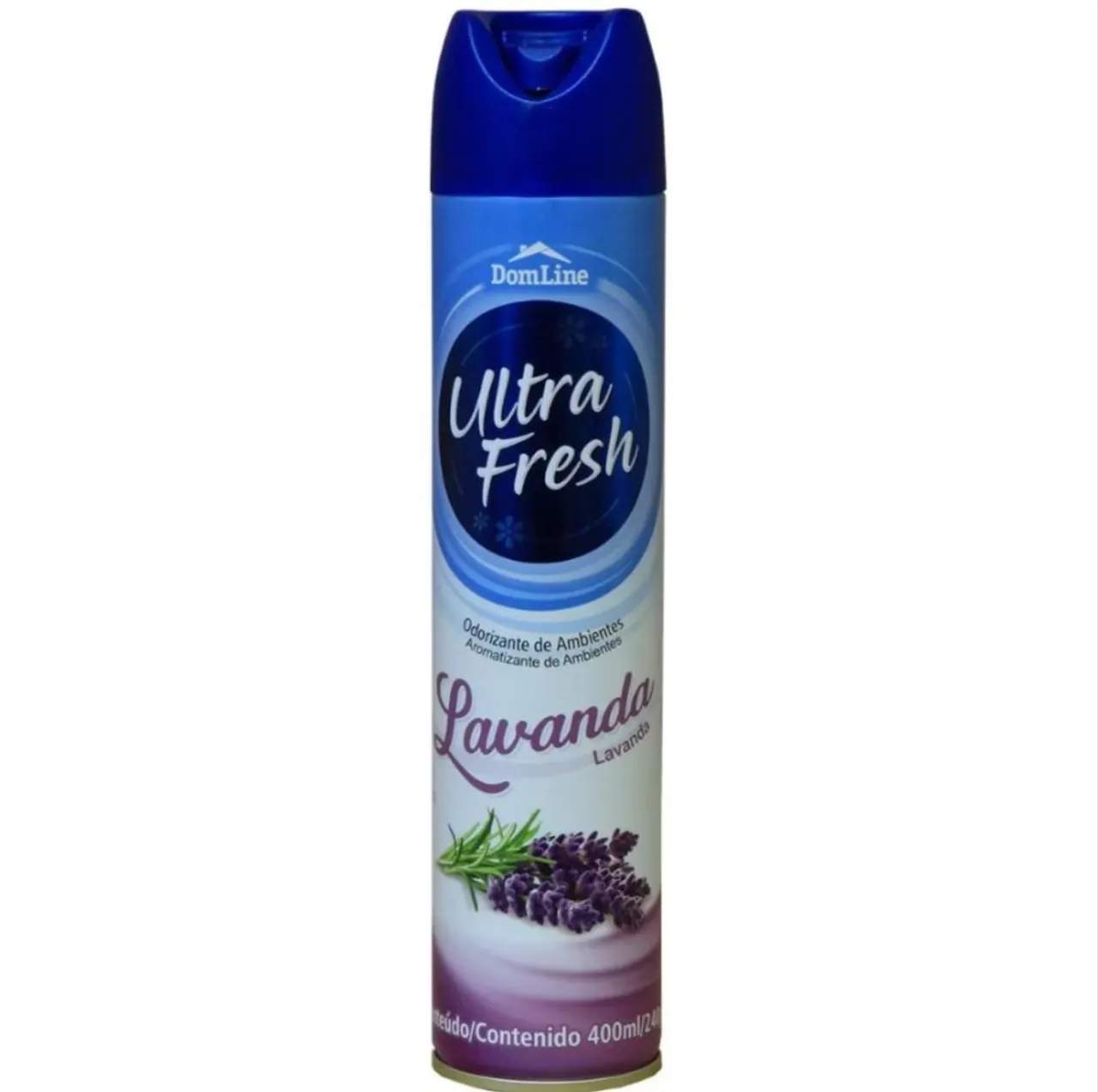 Kit 12 Aromatizador de Ambiente Ultra Fresh Lavanda 400ml