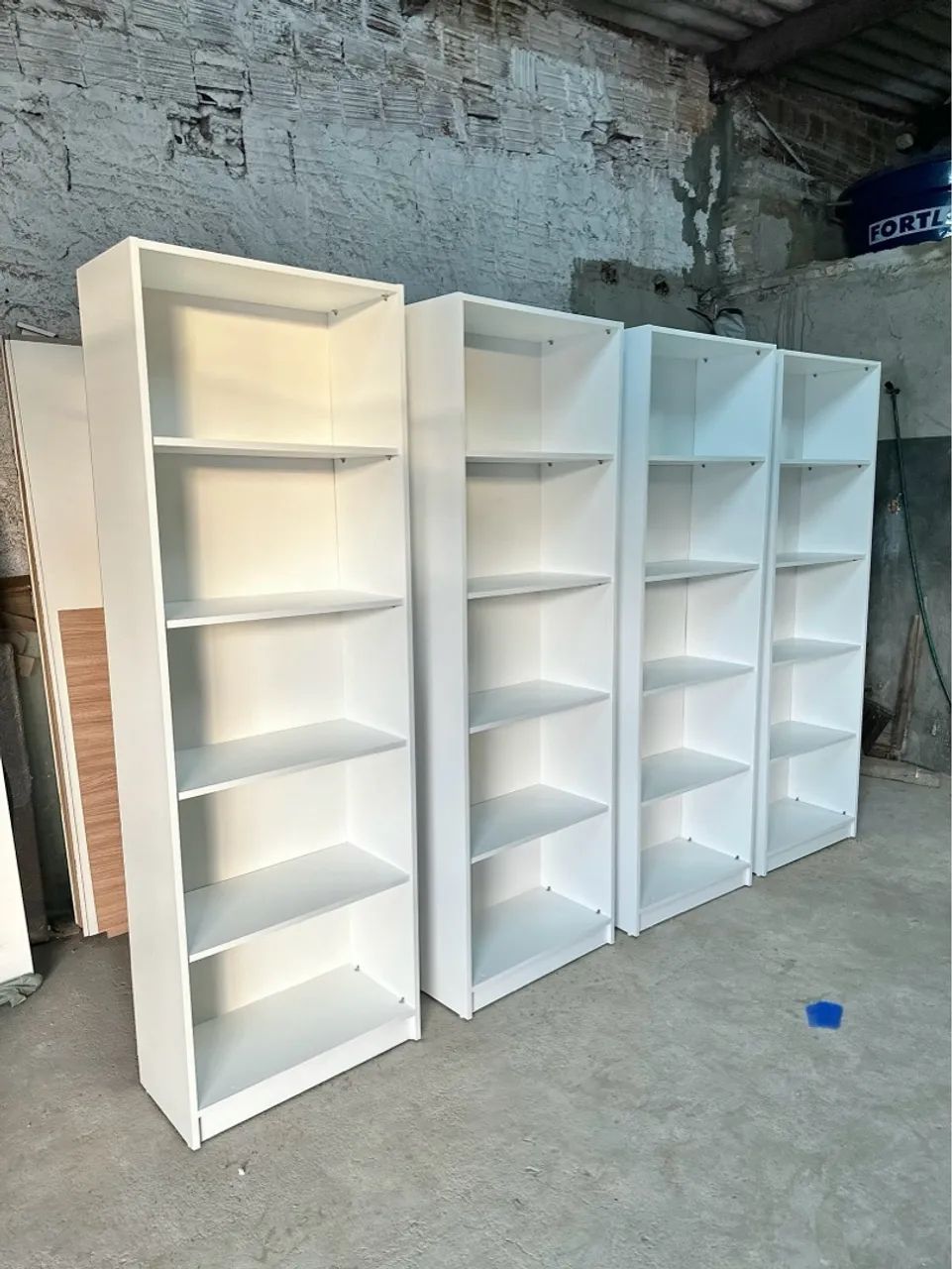 ARMÁRIO MDF BRANCO COM PRATELEIRAS 100% MDF 