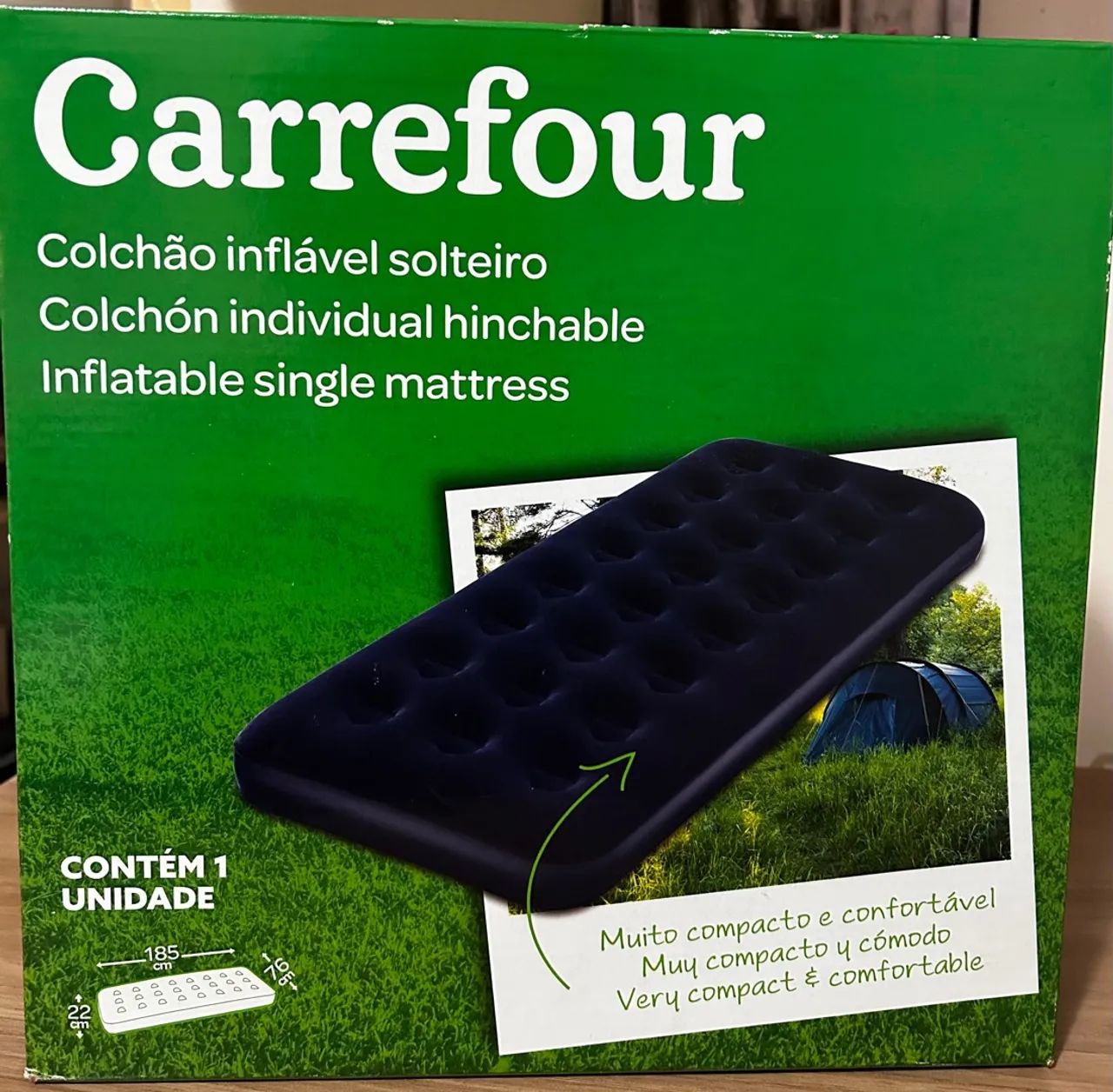 Colchão inflável solteiro 