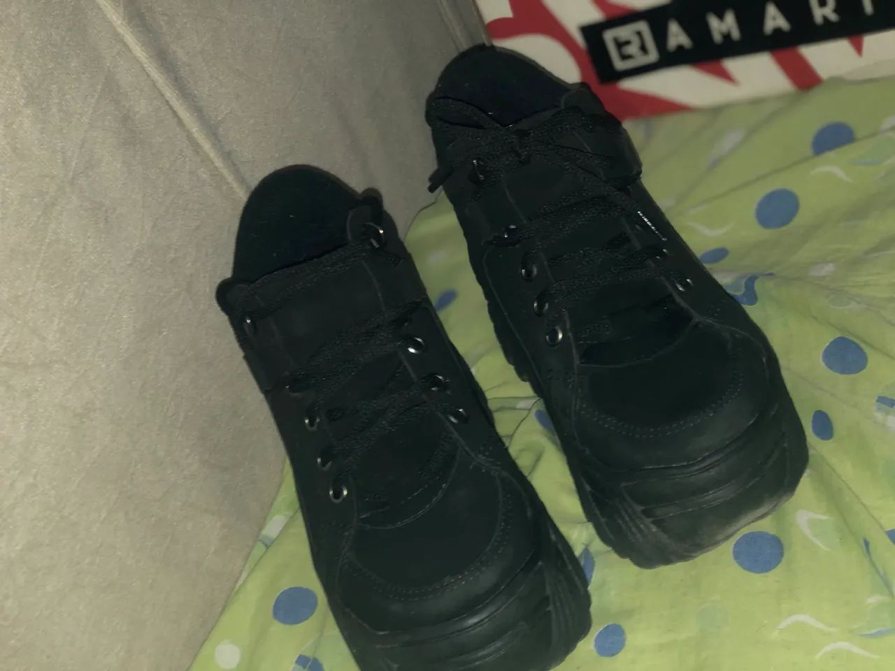 Tênis bufalo plataforma preto(sola alta) gotico  - Foto 4