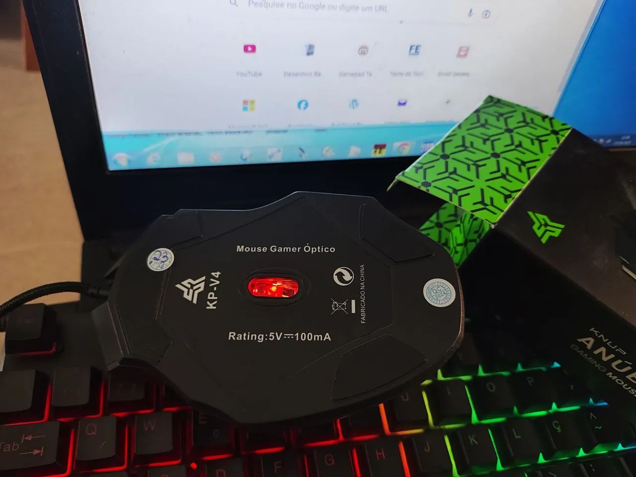 Mouse gamer RGB 7 botões - Foto 2