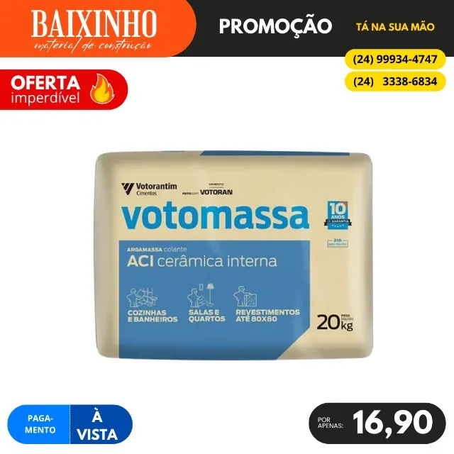 Argamassa AC1 Votomassa