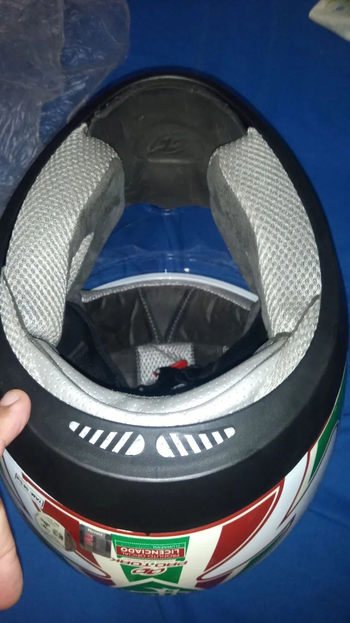 Capacete de moto Pro tork Fluminense - Foto 2