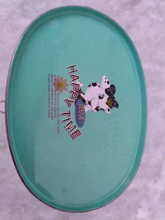 Cofrinho de metal vintage Happy Time Dog - Foto 6