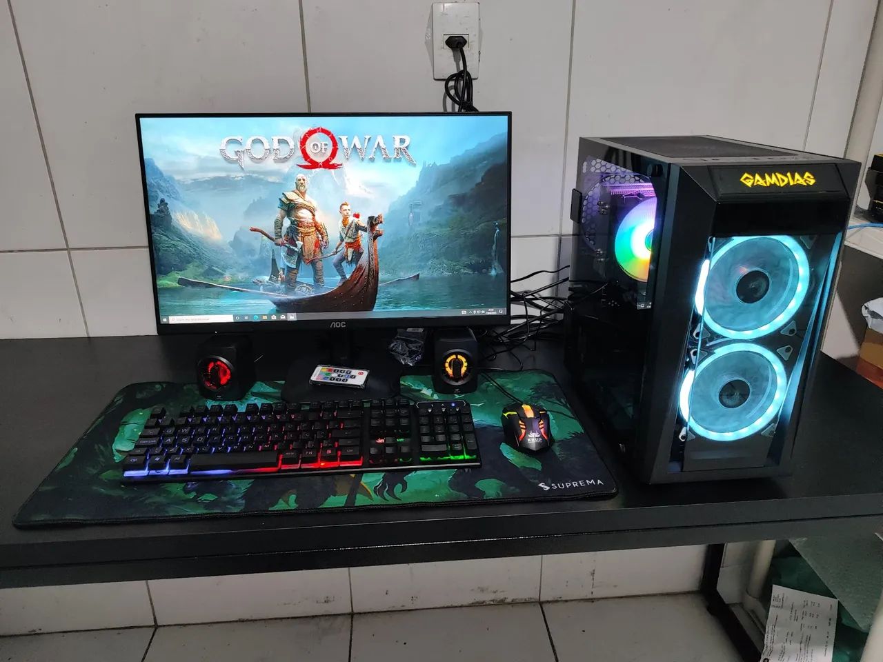 PC Gamer Intel Xeon E5 2666 v3 + 32gb RAM + RX 580 8gb + SSD NVME 1tb + Tela 24" 100hz - Foto 2