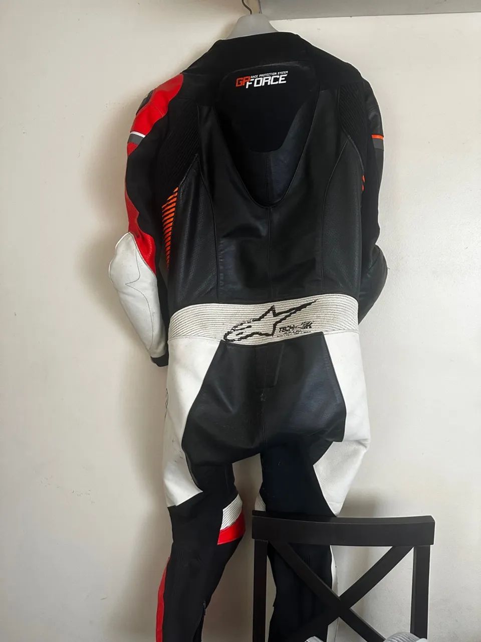 Macacao alpinestars 54 + bota e luva forza - Foto 4