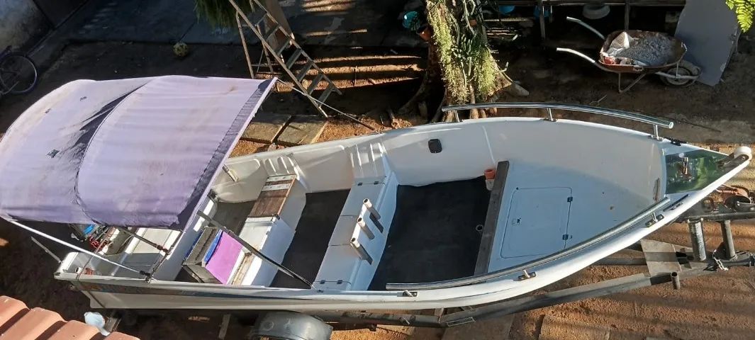 Vendo Barco de Fibra de Vidro - Mercury (2016) com Motor Potmax - Foto 8