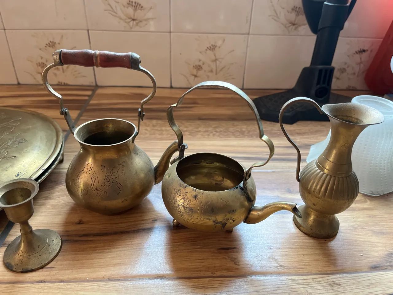 coleção de objetos indianos de bronze ou latão - Foto 3