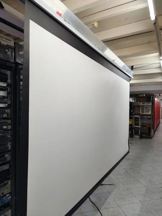 Tela De Projeção Elétrica 100'' Gaia Ótima!  - Foto 5